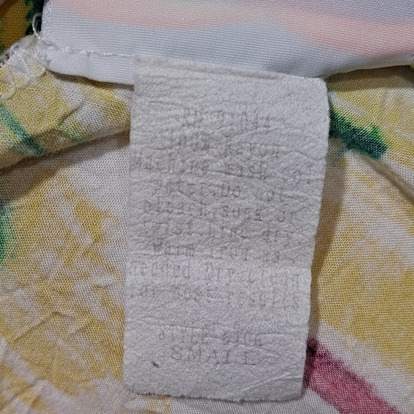 Xtreme Island Designs Hawaii Size Small Yellow Dress Corset back Detail - Picture 9 of 11